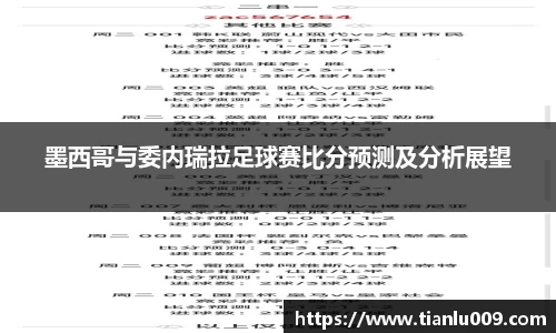 墨西哥与委内瑞拉足球赛比分预测及分析展望